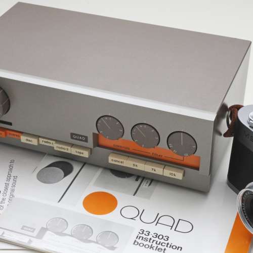 Quad 33英國著名前級，音樂感豐富，人聲通透真實，1968年第一部石機，極有膽味，令...