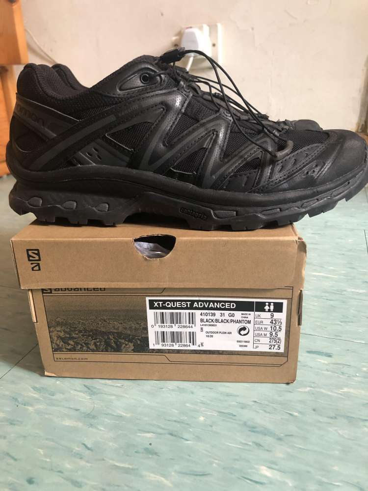 元箱付き新品SALOMON XT-QUEST ADV BLACK 27,5 - スニーカー