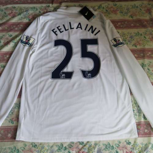 12/13 愛華頓作客長袖 x Fellaini 連英超章及絨字 size L