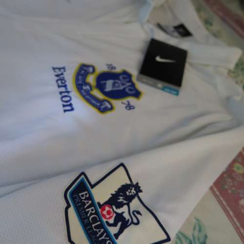 12/13 愛華頓作客長袖 x Fellaini 連英超章及絨字 size L