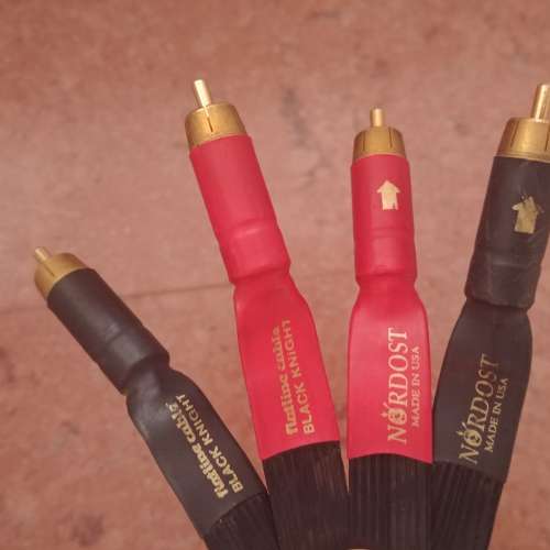 Nordost black knight flatline cable RCA 1M - 二手或全新影音線材