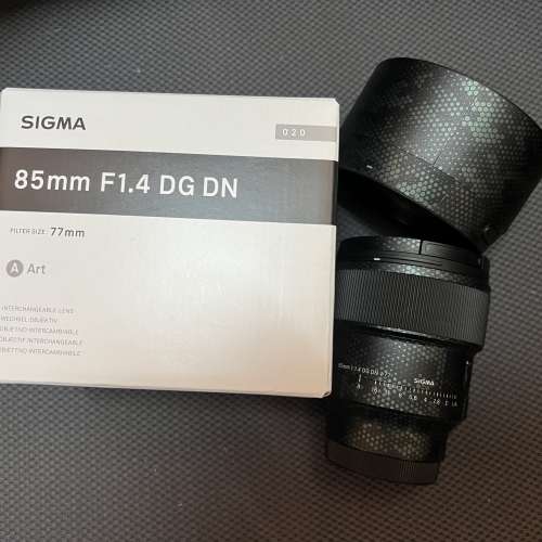 (長保極新）Sigma 85mm F1.4 DG DN|Art (Sony FE mount）合A1, A74, A7C, A7S3…