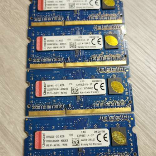 Kingston DDR3L 4GB 1600，SK 4GB 1600桌面ram