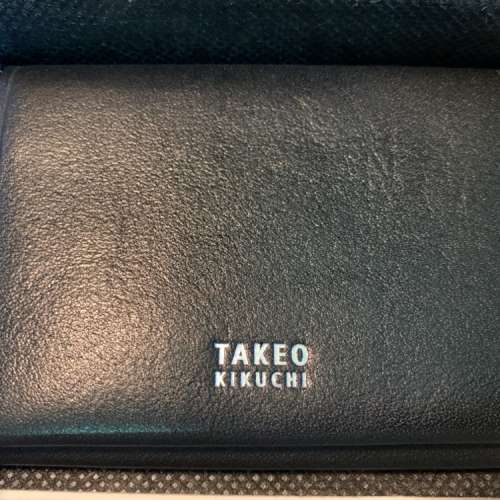 日本名牌Takeo Kikuchi (菊池武夫) 真皮咭片包