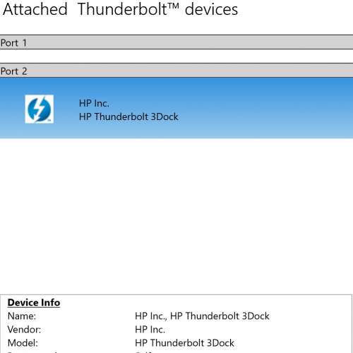 HP ZBook 150W Thunderbolt 3 Dock (P5Q58AA)