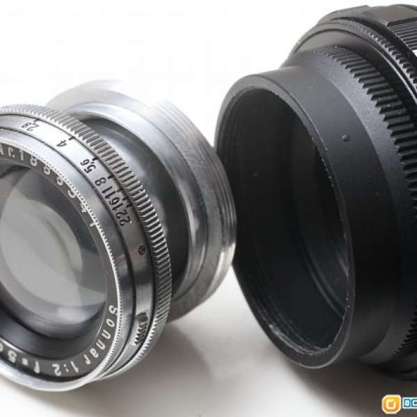 買賣全新及二手手動對焦鏡頭, 攝影產品- Contax Zeiss Sonnar 5cm f2