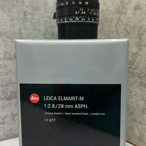 *BRAND NEW* Leica Elmarit-M 28mm F/2.8 ASPH. E39 Lens Black 11677