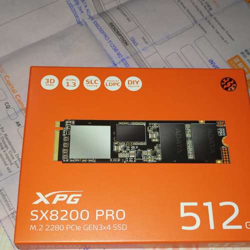 Adata 512GB M.2 SX8200 PRO 全新