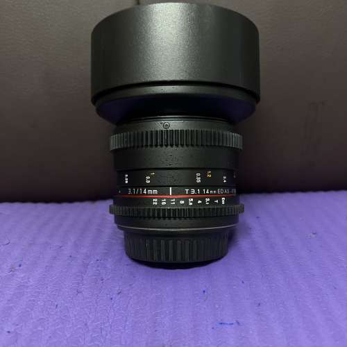 超平 新淨靚仔 Samyang 14 14mm T3.1 Canon EF Mount