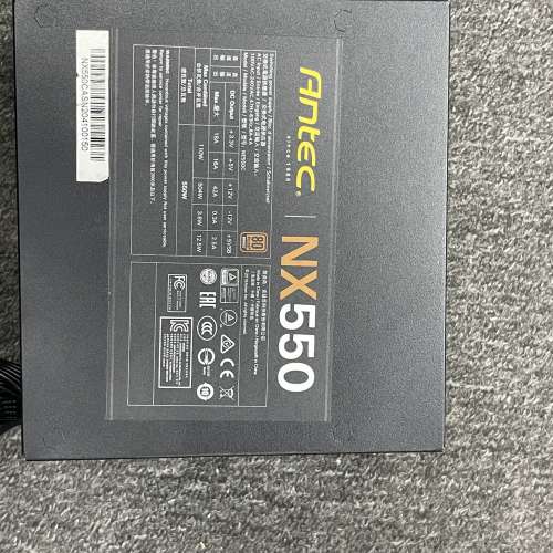 二手 ANTEC NX550 550W 80PLUS BRONZE ATX PS