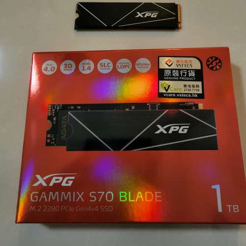 Adata XPG Gammix S70 Blade 1TB Gen4 NVMe SSD