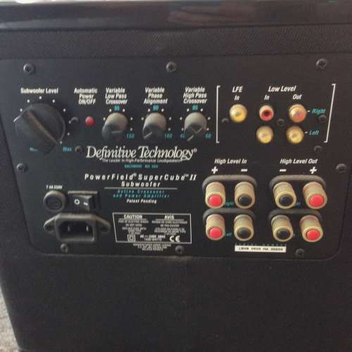 DEFINITIVE TECHNOLOGY PowerField SuperCube II USED 揚聲器 低音喇叭