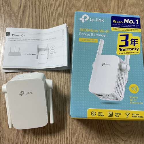 Tp-link TL-WA855RE 300Mbps Wi-Fi 訊號延伸器 router wifi