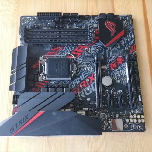 (新淨)ASUS ROG STRIX B360G GAMING底板連背板(運作正常)