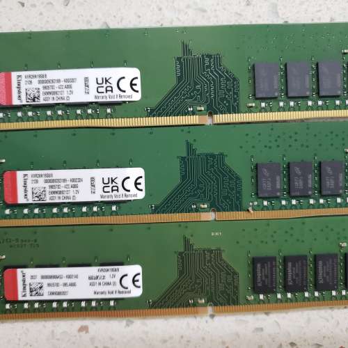 Kingston DDR4-2666 8gb x3/Crucial DDR4-2666 8gb x2