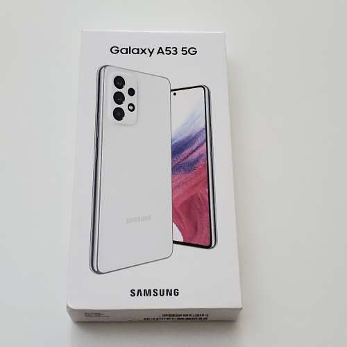 100 ％新 Samsung Galaxy A53 5G 白色 （香港行貨）