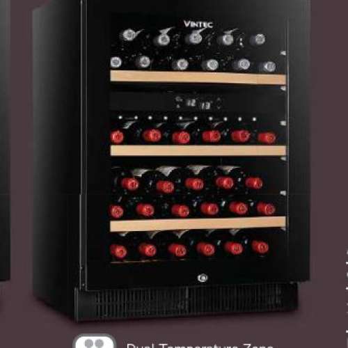Wine Cabinet 02 Vintec-VWD050SBA-X (40 btls)  40瓶雙溫區紅酒櫃