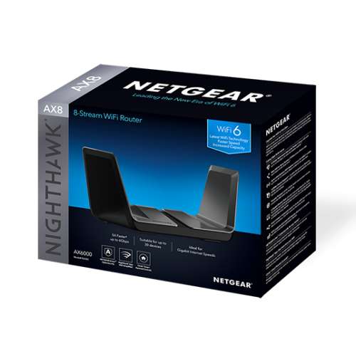 Netgear RAX80 AX6000 Nighthawk Wifi6 Router 有單有保養  行貨
