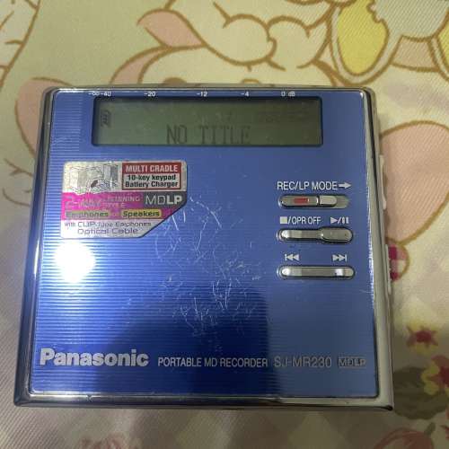 Panasonic. Mr230. 錄音md機