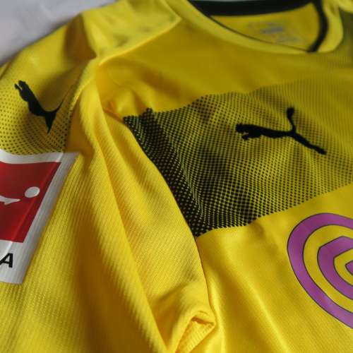 17/18 多蒙特主場 x Castro 連德甲章及Sponsor size L (約Nike / Adidas M)