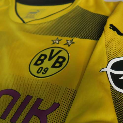 17/18 多蒙特主場 x Castro 連德甲章及Sponsor size L (約Nike / Adidas M)