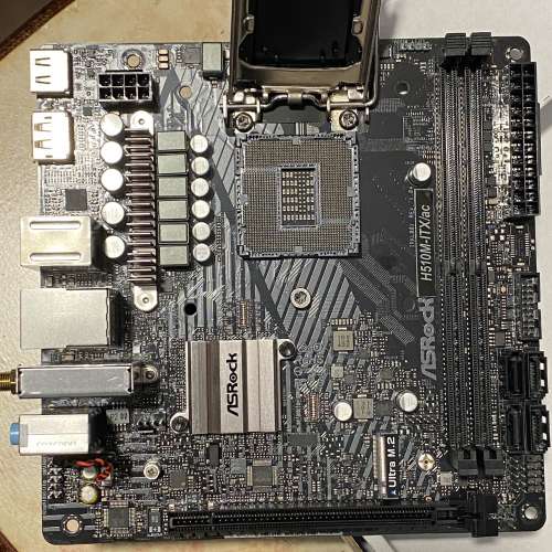 AsRock H510M-ITX/ac ITX WiFi motherboard LGA1200 底板 主板