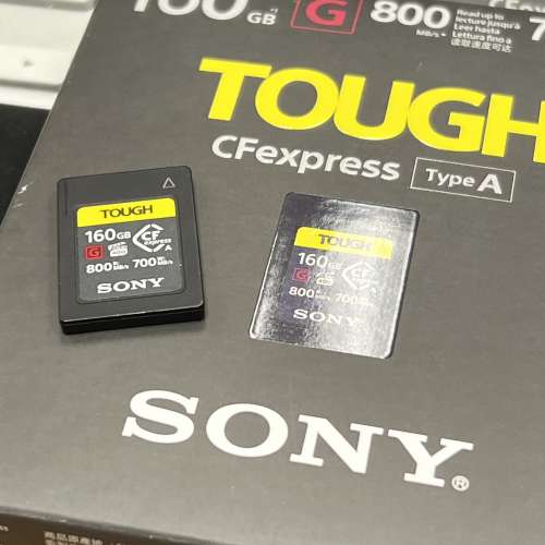 (行貨有保）Sony TOUGH CEA-G 系列 CFexpress Type A 記憶卡 160GB CEA-G160T [R:8...
