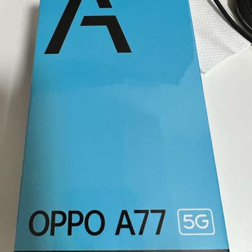 賣新出 有保 有單 黑色 OPPO A77 5G (街賣緊$2,199)
