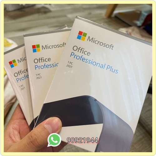 全新包裝 Microsoft Office 專業版plus 2021（只有5盒）中小企業可用