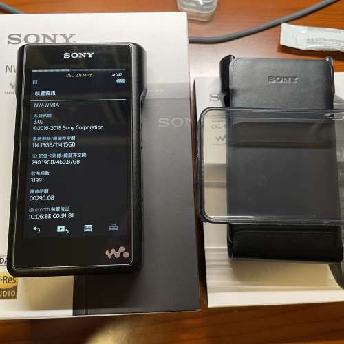 [放]9成新Sony WM1A一代黑磚+2個套(有單有保全齊)