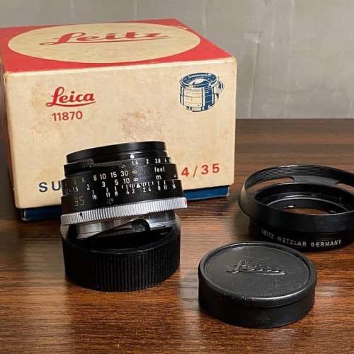 Leica Summilux 35mm F1.4 - Black / Pre-ASPH prea pre-a 35.4 聖光 連盒(Number...