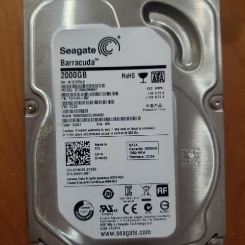 Seagate 2TB HDD