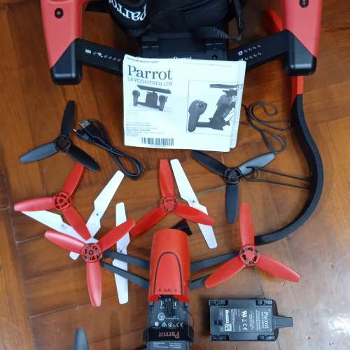 Parrot Bebop Drone連掛身控制台,當作壞機/零件出售