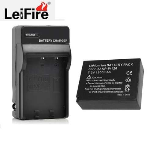 LEIFIRE NP-W126 / NP-W126S Lithium-Ion Battery Pack 代用鋰電池 (7.4V, 1900mAh)