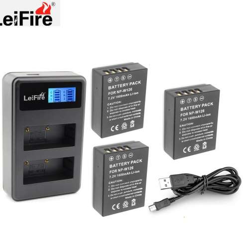 LEIFIRE NP-W126 / NP-W126S Lithium-Ion Battery Pack 代用鋰電池 (7.4V, 1900mAh)