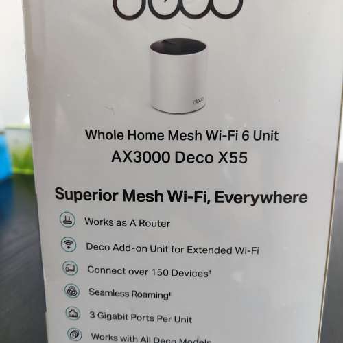 deco ax3000 wifi6 mesh system