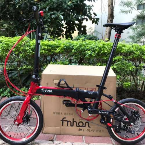 2021 新款 FNHON KA 1416 16吋 外3速 碟剎 鋁合金 折叠車 送叮叮水架前後蛙燈