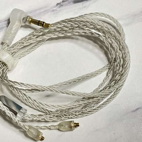 90% new MMCX 3.5 ALO pure silver cable 純銀4絞線