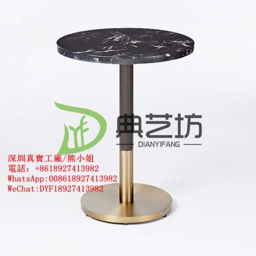 高檔西餐廳圓檯，雲石圓檯，人造石圓檯，石紋圓檯，不鏽鋼桌腳餐枱，定做餐枱，餐廳...