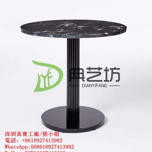 高檔西餐廳圓檯，雲石圓檯，人造石圓檯，石紋圓檯，不鏽鋼桌腳餐枱，定做餐枱，餐廳...