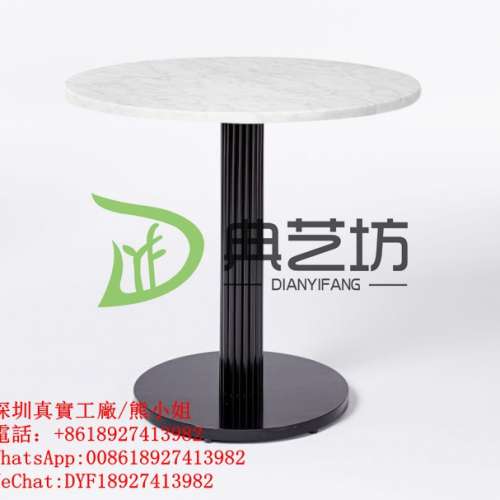 高檔西餐廳圓檯，雲石圓檯，人造石圓檯，石紋圓檯，不鏽鋼桌腳餐枱，定做餐枱，餐廳...
