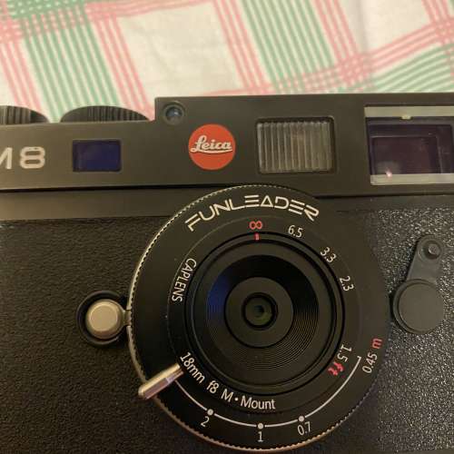 Funleader 18mm f8 Cap lens m mount