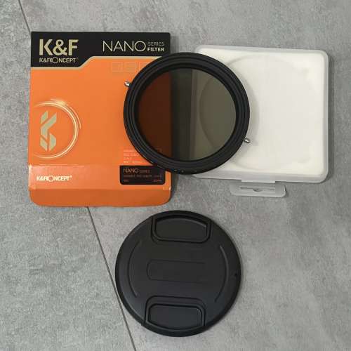 K&F Concept 82mm Variable Fader ND2-ND32 ND Filter and CPL Circular Polarizing F
