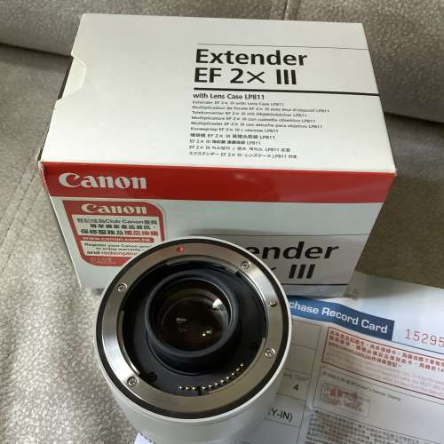 Canon EF Extender 2X iii 三代