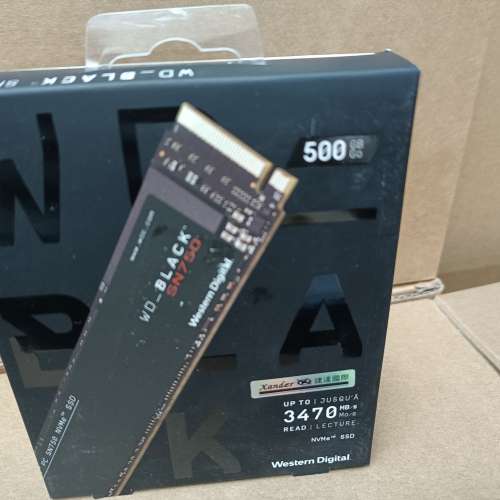 Western Digital Black SN750 NVMe SSD 500GB (Without Heatsink)