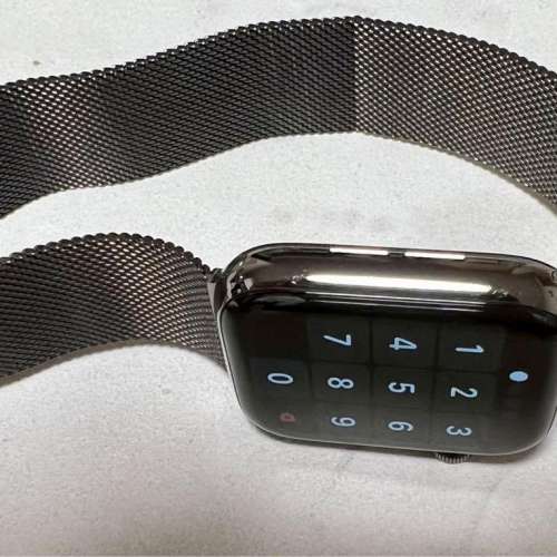 香港行貨Apple Watch 6 44mm (GPS + 流動網絡) 石墨色不鏽鋼錶殼+鋼織手環