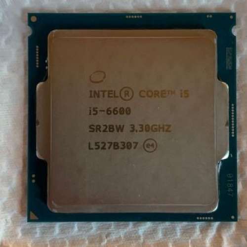 i5-6600 up to 3.90 GHz,  連盒+風扇