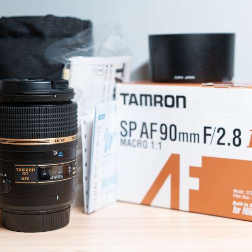 Tamron 1:1 微距 SP Di AF 90mm f2.8 for Nikon mount  [有盒]