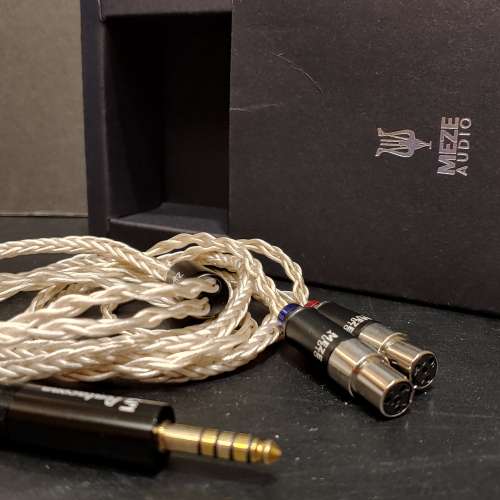 Meze audio 銅鍍銀升級線 miniXLR-4.4mm for Empyrean 99% New