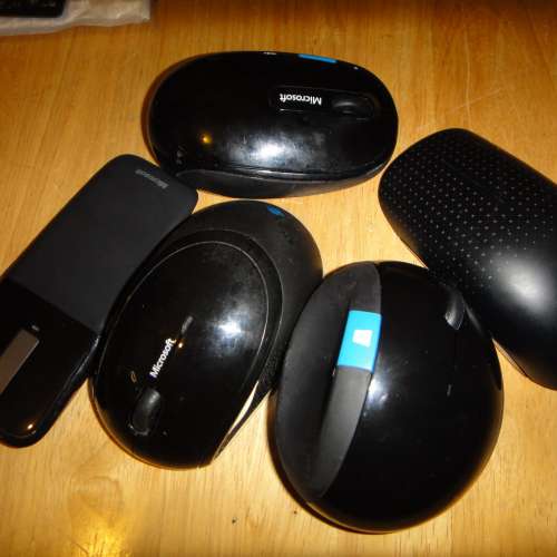 經典 Microsoft 無線滑鼠 5隻 注：沒有接收器